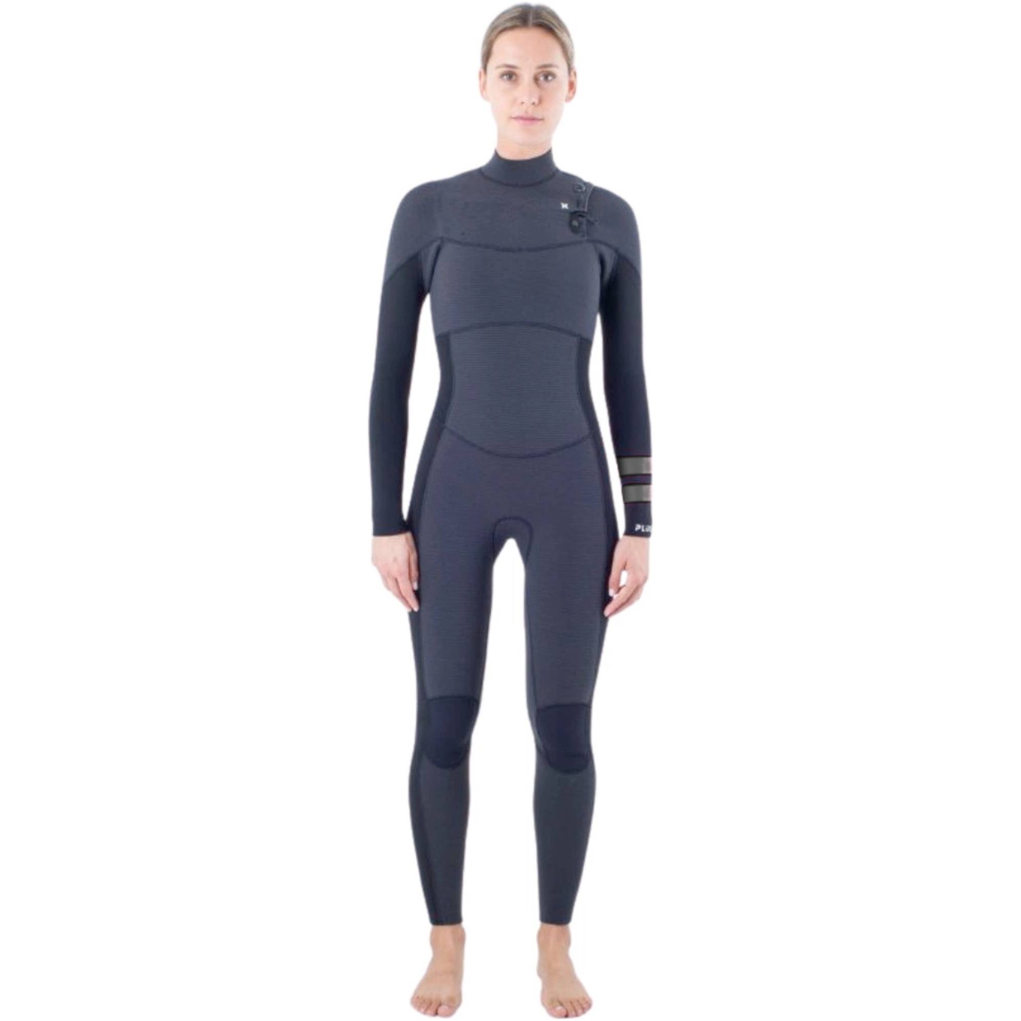 Hurley Womens Plus 5/4mm Chest Zip Wetsuit WFS0012504 - Black
